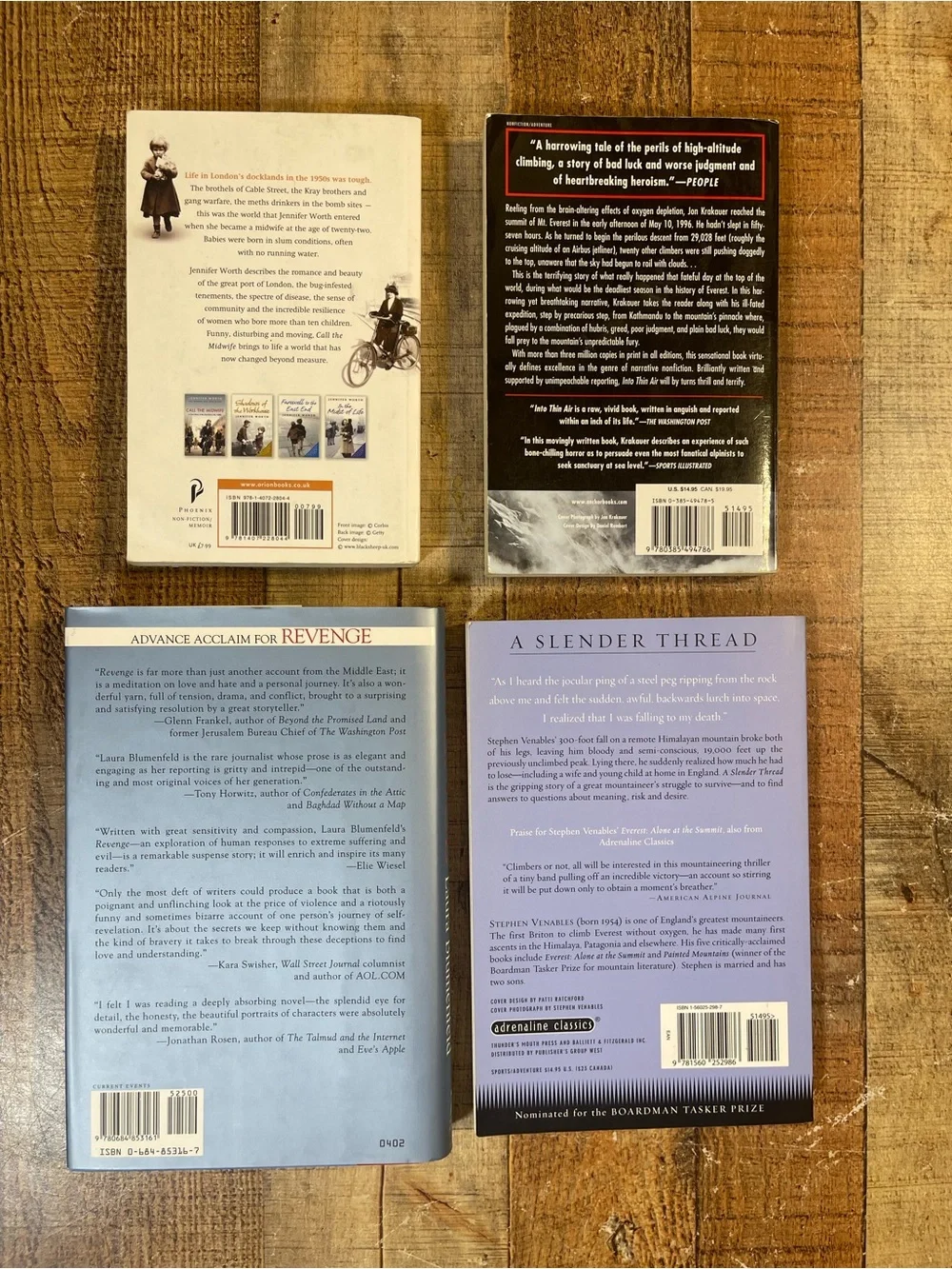 Memoir Biography Travel Book Bundle History Nonfiction Adventure Mountaineering
